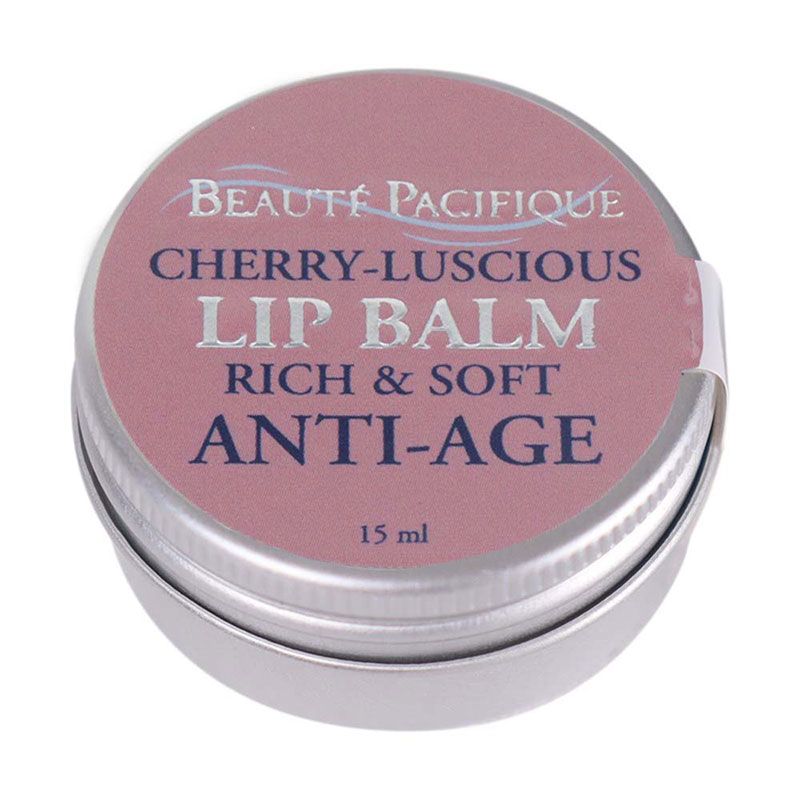 Beauté Pacifique Cherry-Luscious Lip Balm Rich & Soft Anti Age 15ml, 15ml - Smink
