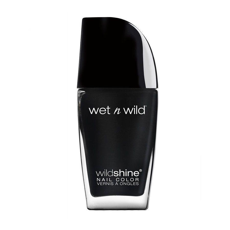 Wet n Wild Wild Shine Nail Color Black Creme - Smink