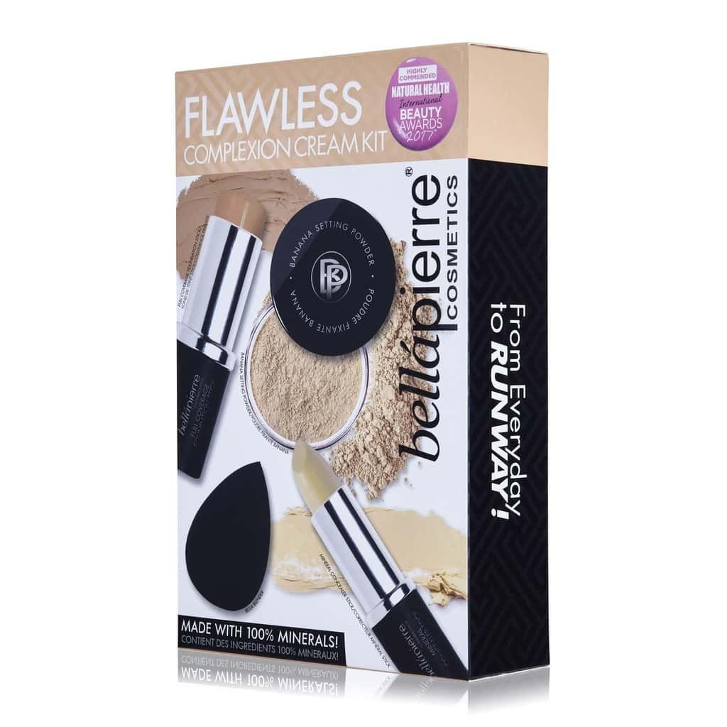 Bellapierre Flawless Complexion Cream Kit Fair, 4st - Smink