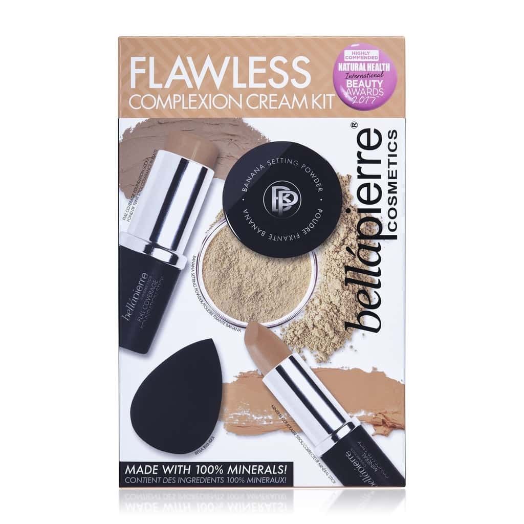 Bellapierre Flawless Complexion Cream Kit Dark, 4st - Smink