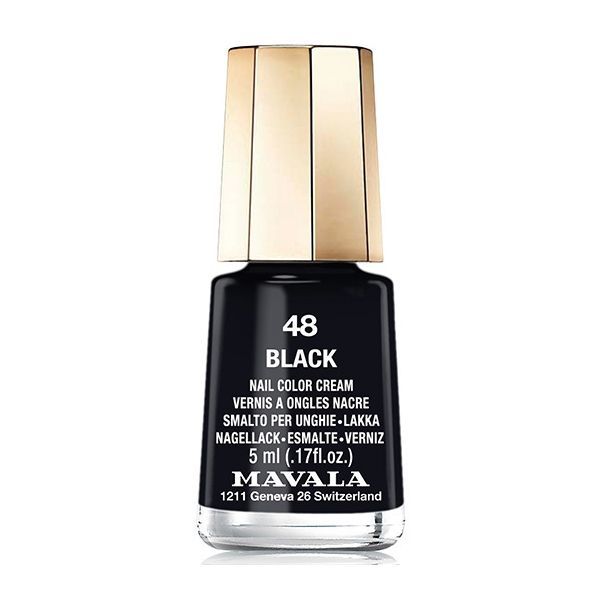 Mavala Minilack 48 Black 5ml, 5ml - Smink
