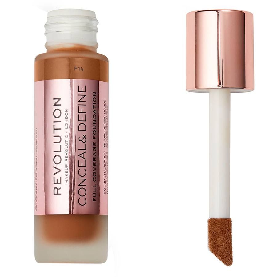 Makeup Revolution Conceal & Define Foundation F14, 23ml - Smink