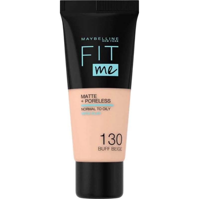 Maybelline New York Fit Me Matte + Poreless 130 Buff Beige 30ml, 30ml - Smink