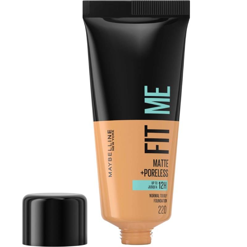 Maybelline New York Fit Me Matte + Poreless 220 Natural Beige, 30ml - Smink