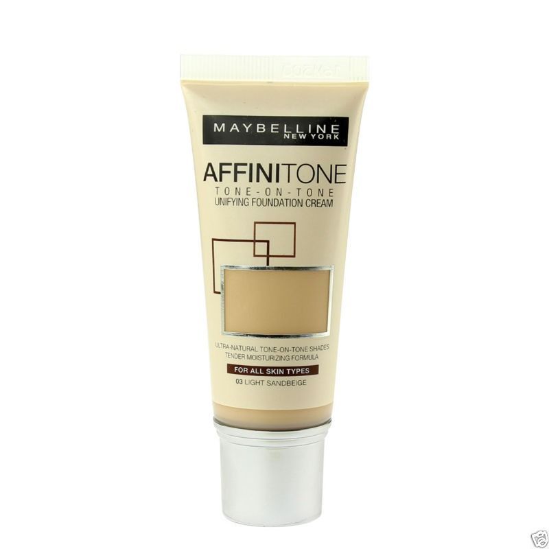Maybelline Affinitone Tone-On-Tone Foundation Cream 09 Opal Rose 30ml, 30ml - Smink
