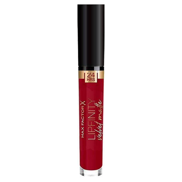 Max Factor Lipfinity Velvet Matte Lipstick 090 Red Allure, 3.7ml - Smink