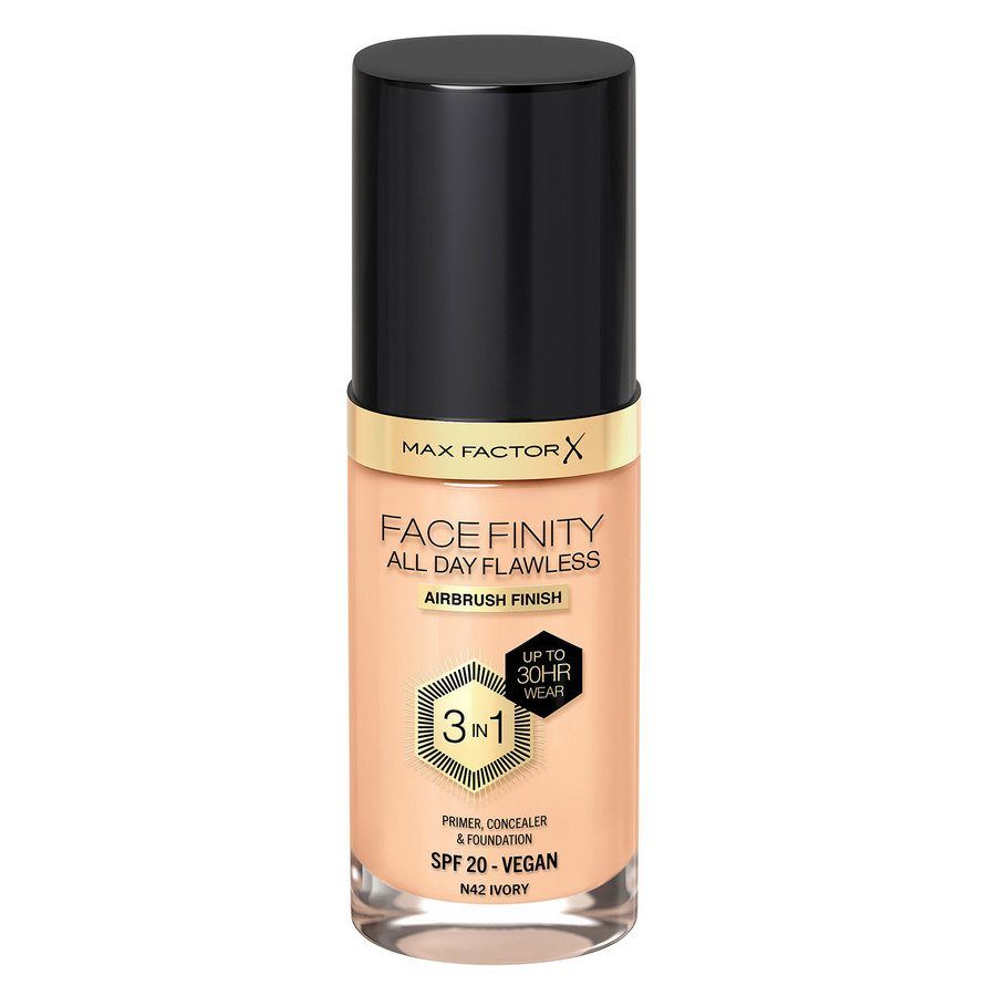 Max Factor All Day Flawless 3-in-1 Foundation N42 Ivory 30ml, 30ml - Smink
