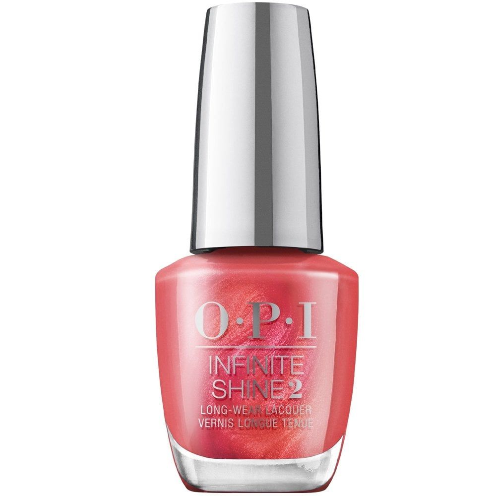 OPI Infinite Shine Paint The Tinseltown Red 15ml, Röd, 15ml - Smink