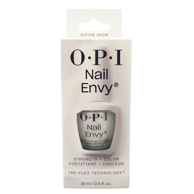 OPI Nail Envy Strength + Color Alpine Snow 15ml, Vit, 15ml - Smink