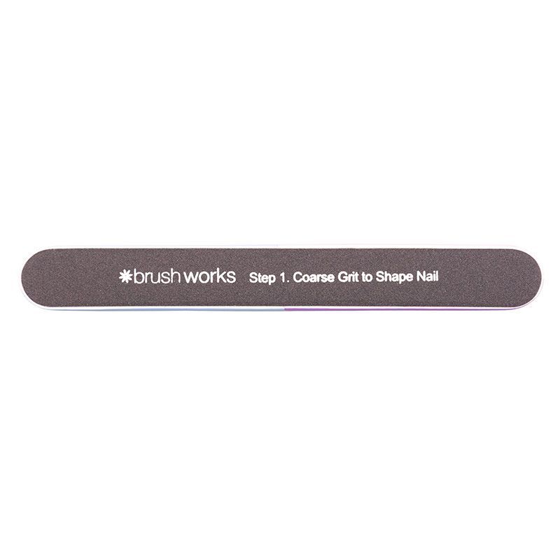 Brushworks 6 Sided Nail File - Shape & Shine - Smink