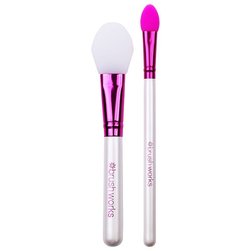 Brushworks Silicone Face Mask Applicators - 2 Pack - Smink