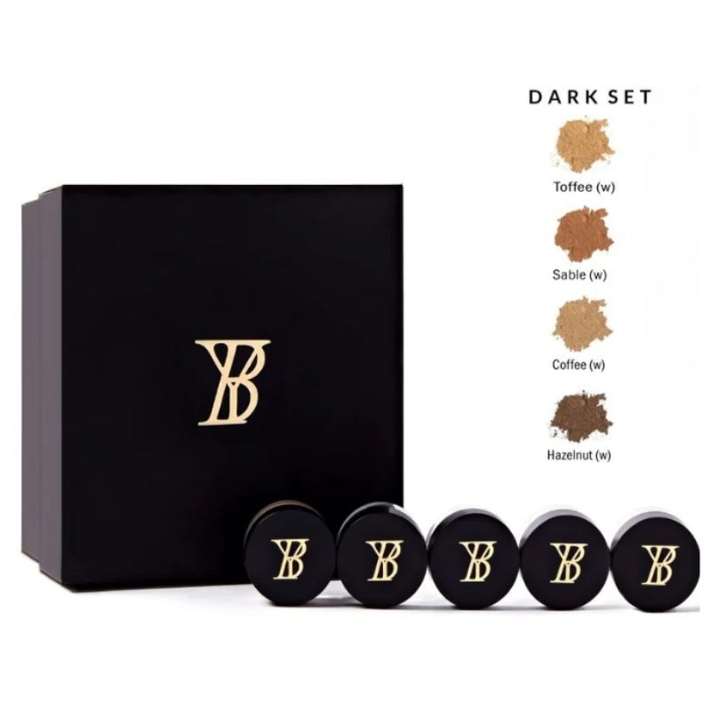 Youngblood Natural Loose Mineral Foundation Minis 4 x 0,7g Loose/Dark Set, 0.7g - Smink