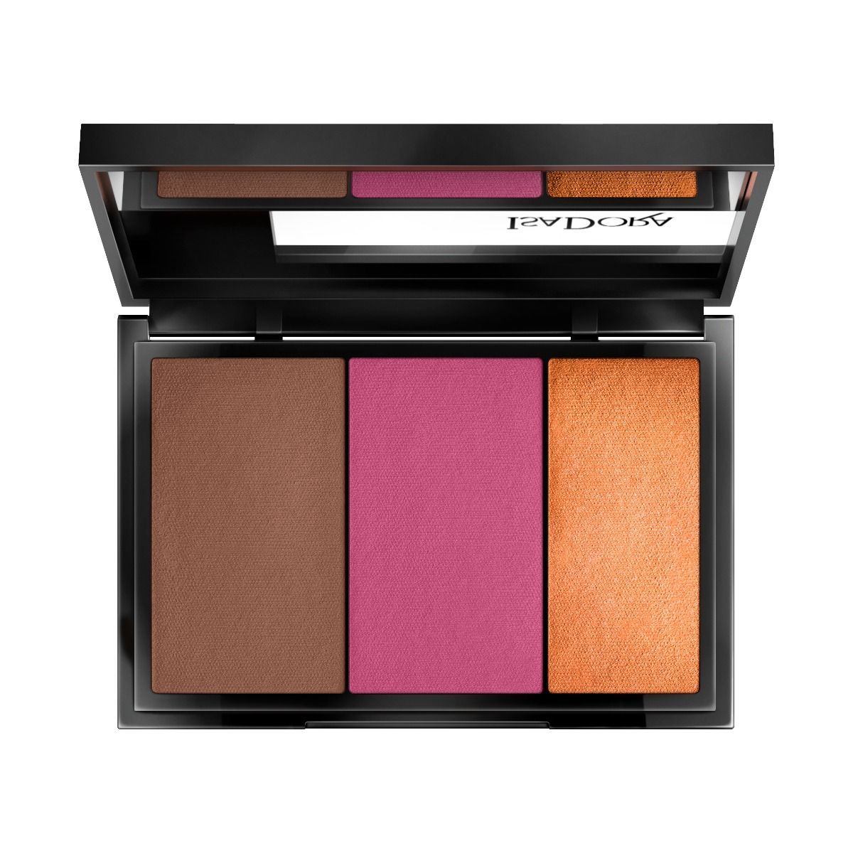 IsaDora Face Sculptor 3-in-1 Palette 65 Bronze Plum, 12g - Smink