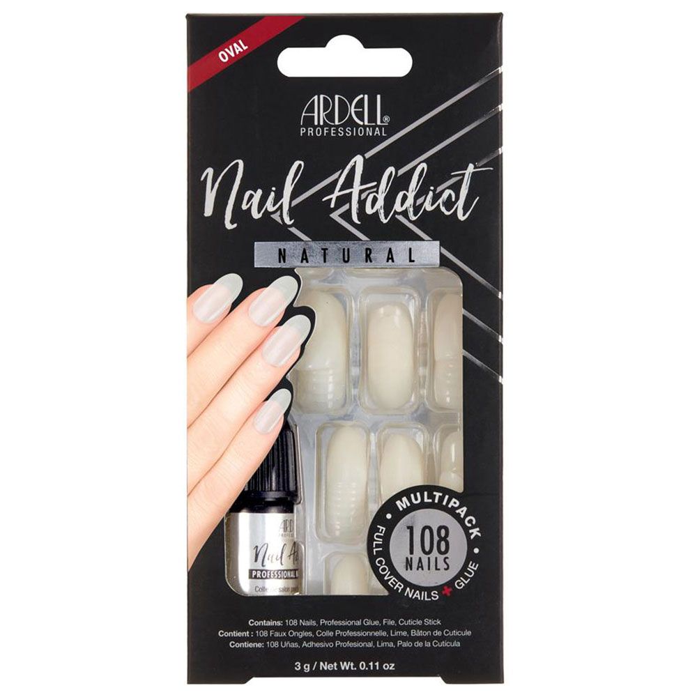Ardell Nail Addict Natural Oval Multipack - Smink