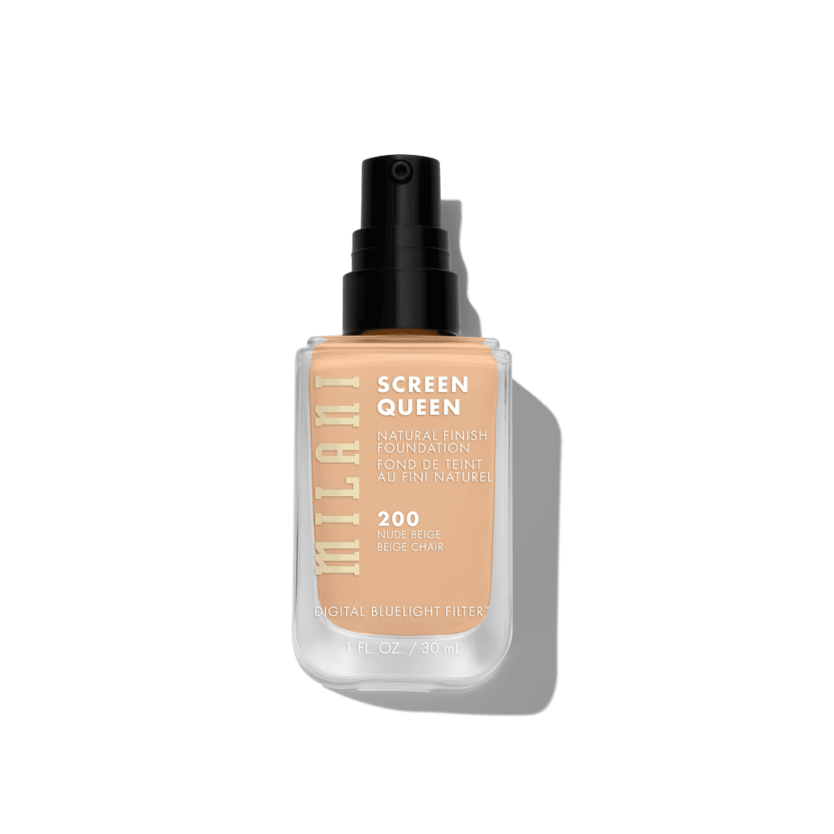 Milani Screen Queen Foundation 200 Nude Beige, 30ml - Smink