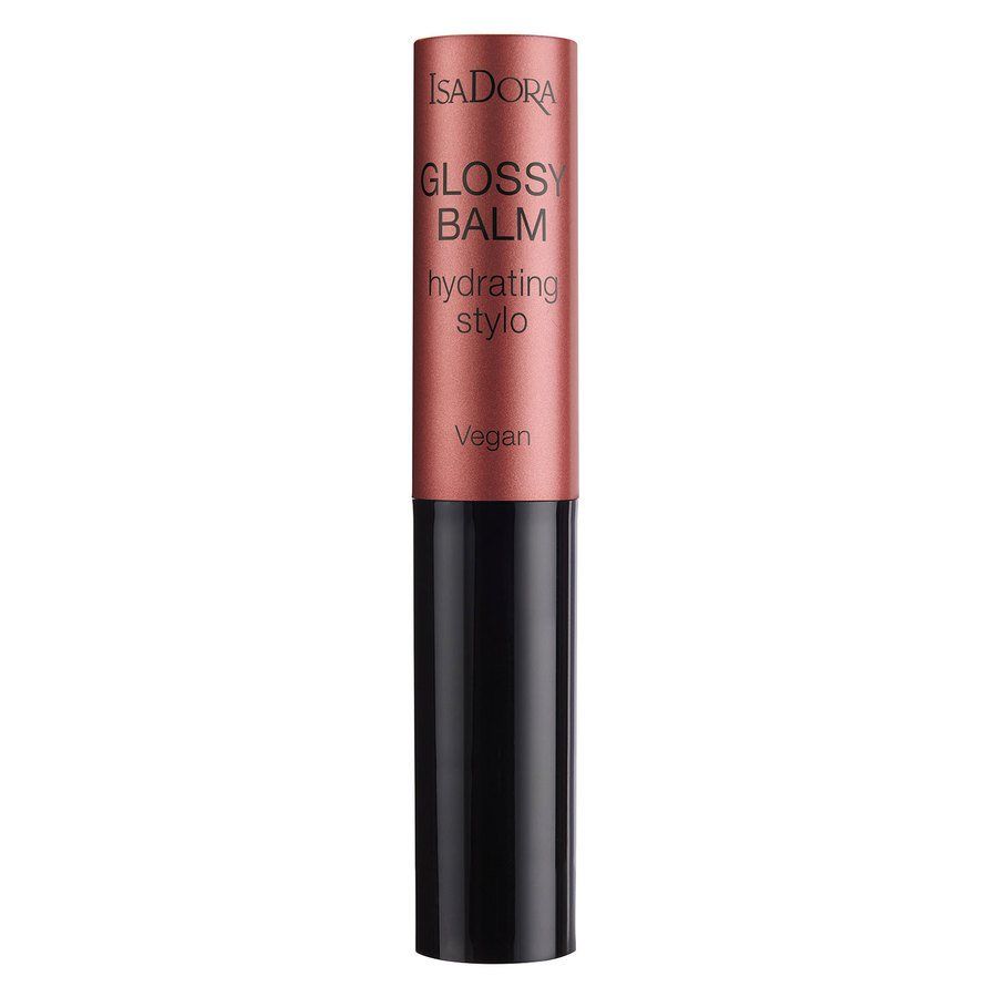 IsaDora Glossy Balm Hydrating Stylo 44 Rosewood 1,6 g, 1.6g - Smink