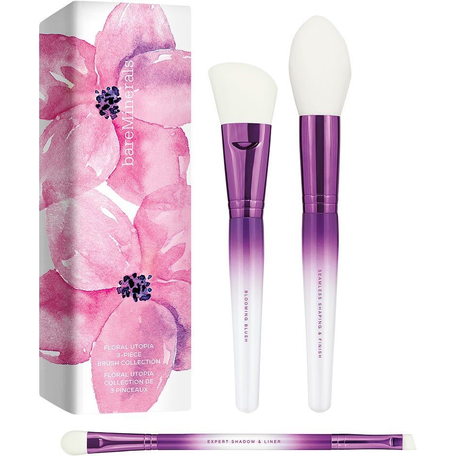 bareMinerals Floral Utopia Brush Trio - Smink