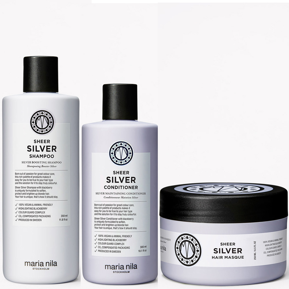 Maria Nila Sheer Silver Trio
