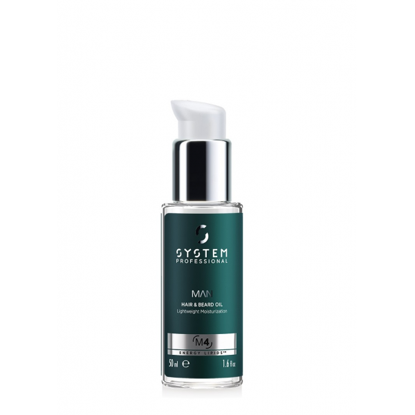 SYSTEM Man Hair & Beard Oil - skäggolja 50ml