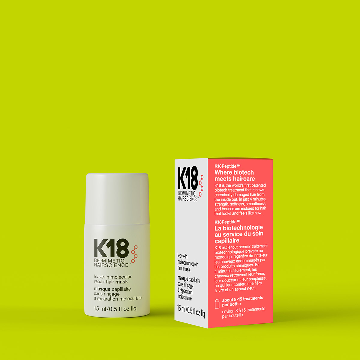 K18 Leave-in Molecular Repair Hair MASK 15ml