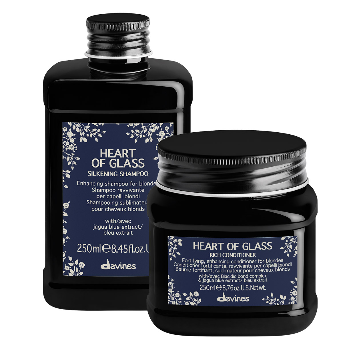 Davines Heart of Glass Shampoo + Conditioner DUO
