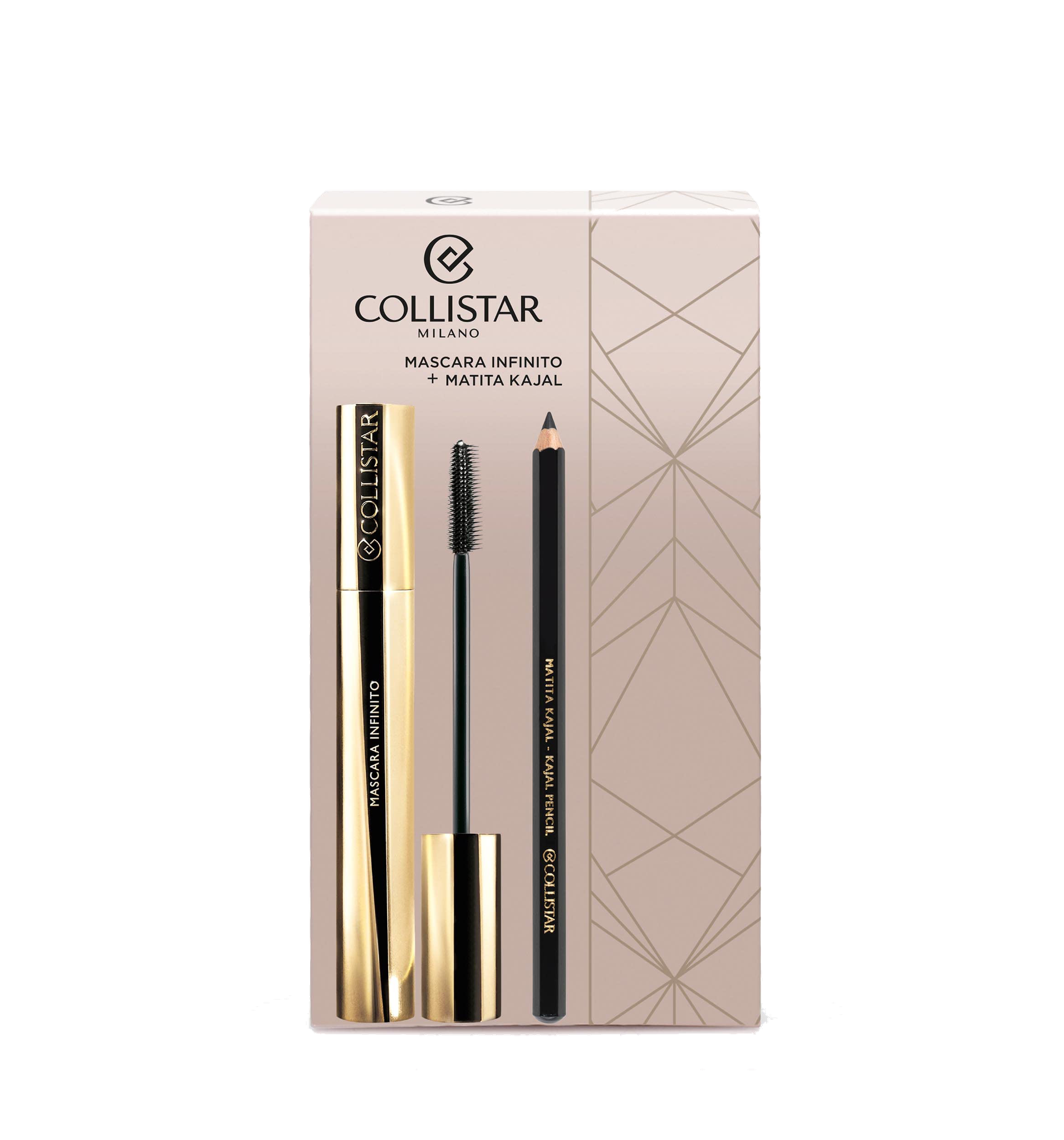 Collistar Mascara Infinito + Matita Kajal Kit , 12ml - Smink