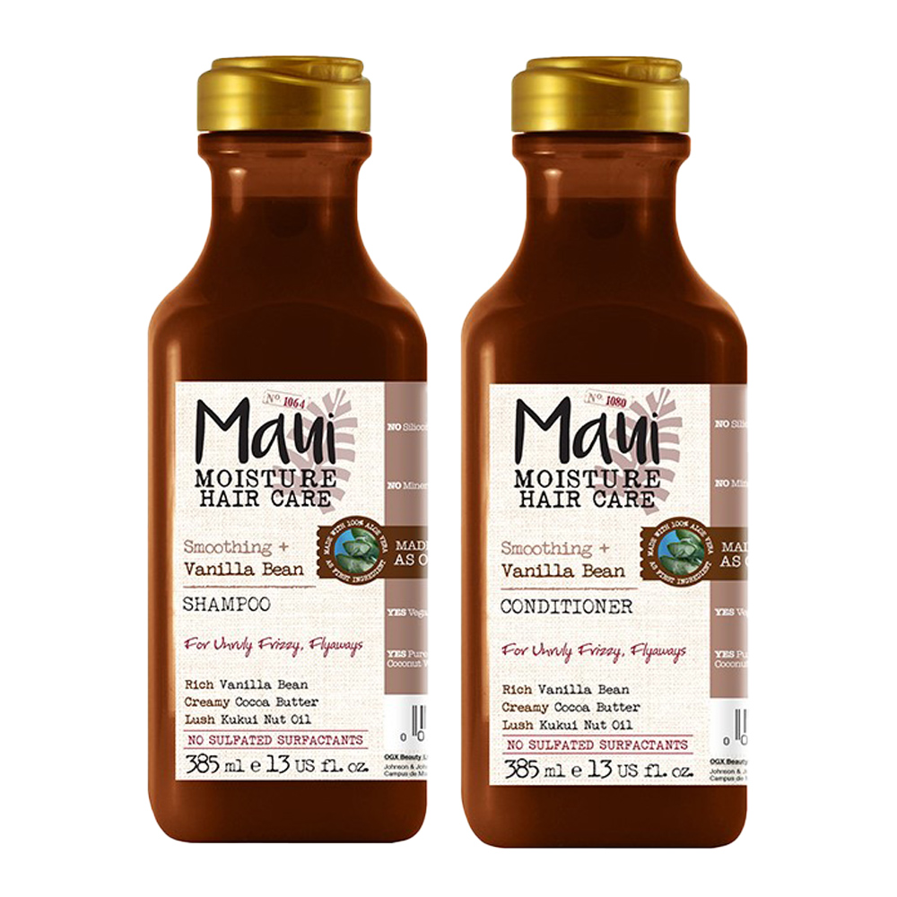 Maui Moisture Vanilla Bean Shampoo + Conditioner DUO
