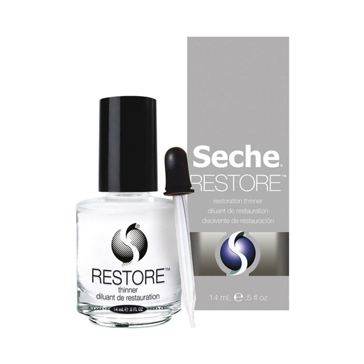 Seche Restore Thinner Top Coat 14ml, 14ml - Smink