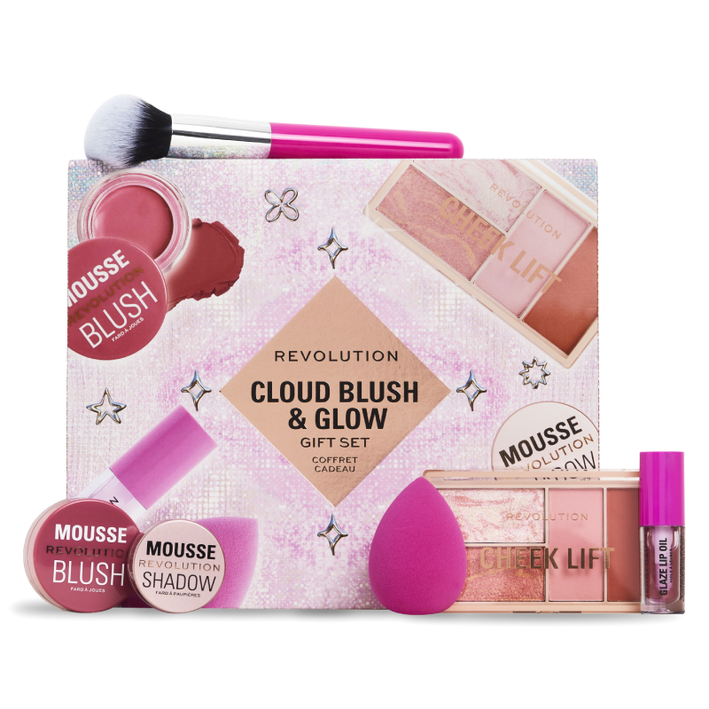 Makeup Revolution Cloud Blush & Glow Gift Set 2024, 100g - Smink