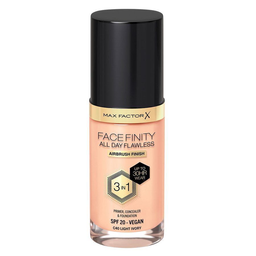 Max Factor All Day Flawless 3-in-1 Foundation C40 Light Ivory 30ml, 30ml - Smink