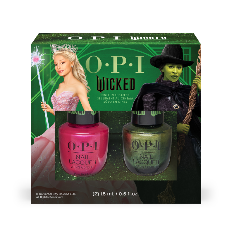 OPI x Wicked Nail Lacquer Holiday Collection Duo Pack, 30ml - Smink