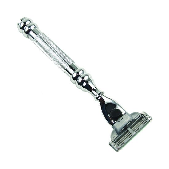 Parker Heavyweight Chrome Handle Mach 3 Compatible Razor - Smink