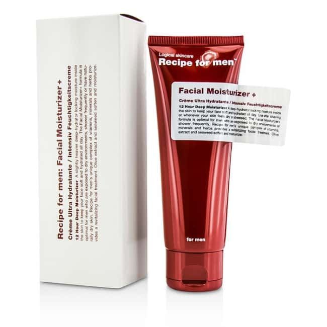 Recipe for men Facial Moisturizer Plus 75ml, 75ml - Smink