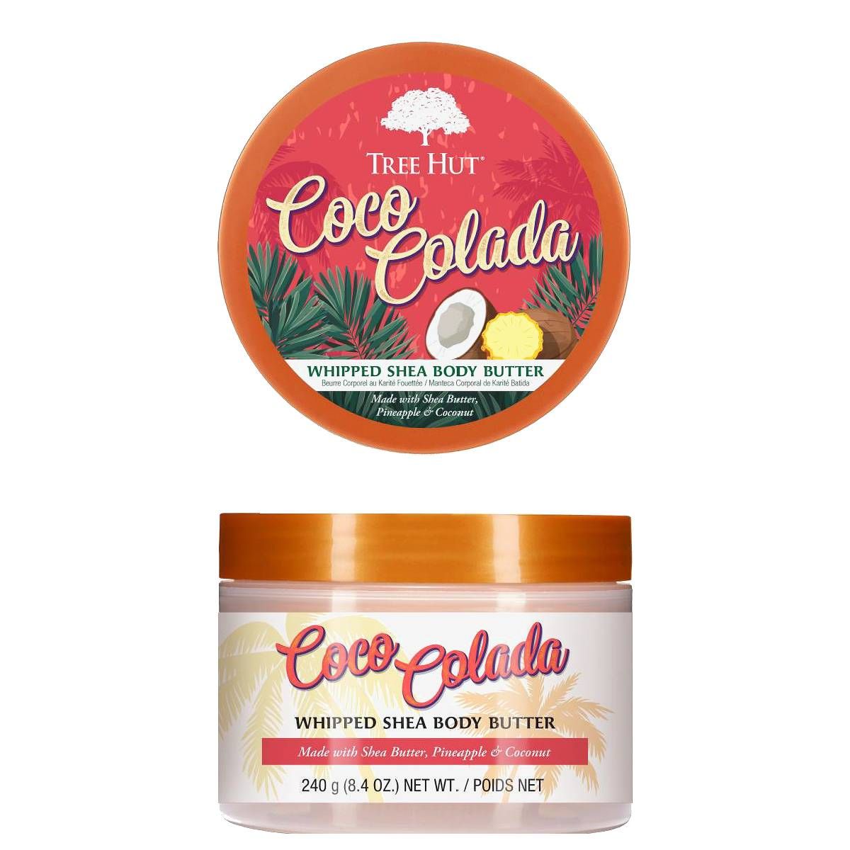Tree Hut Whipped Body Butter Coco Colada 240g, 240g - Smink