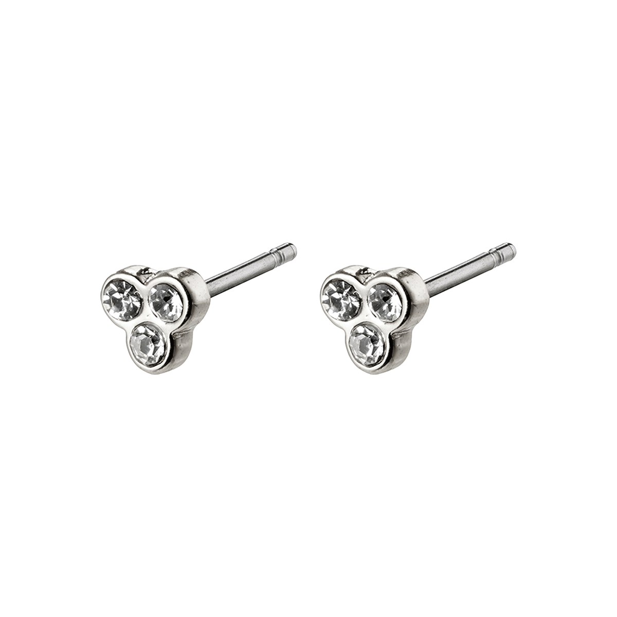 Pilgrim Caily Earrings Crystal Silver-plated, 2st - Smink