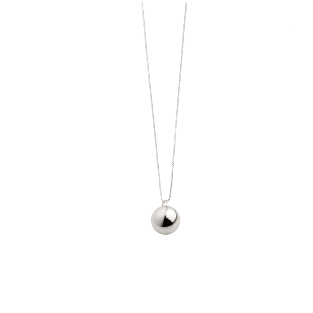 Pilgrim Erna Necklace Globe Pendant Silver-plated, 1st - Smink