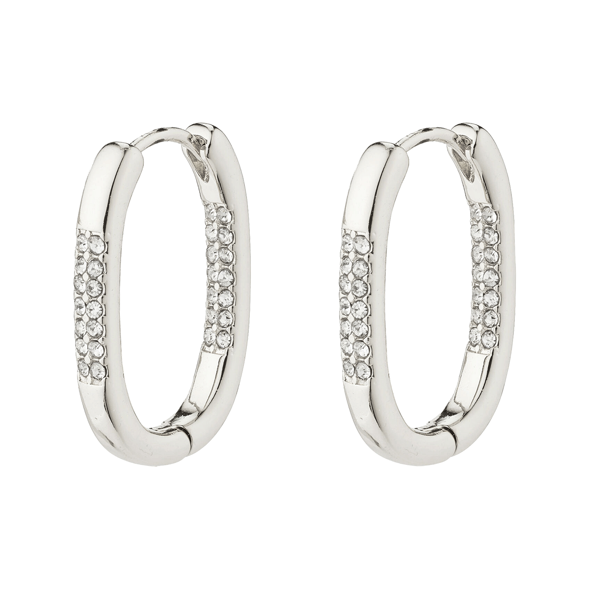 Pilgrim Star Recycled Hoops Silver-plated, 2st - Smink