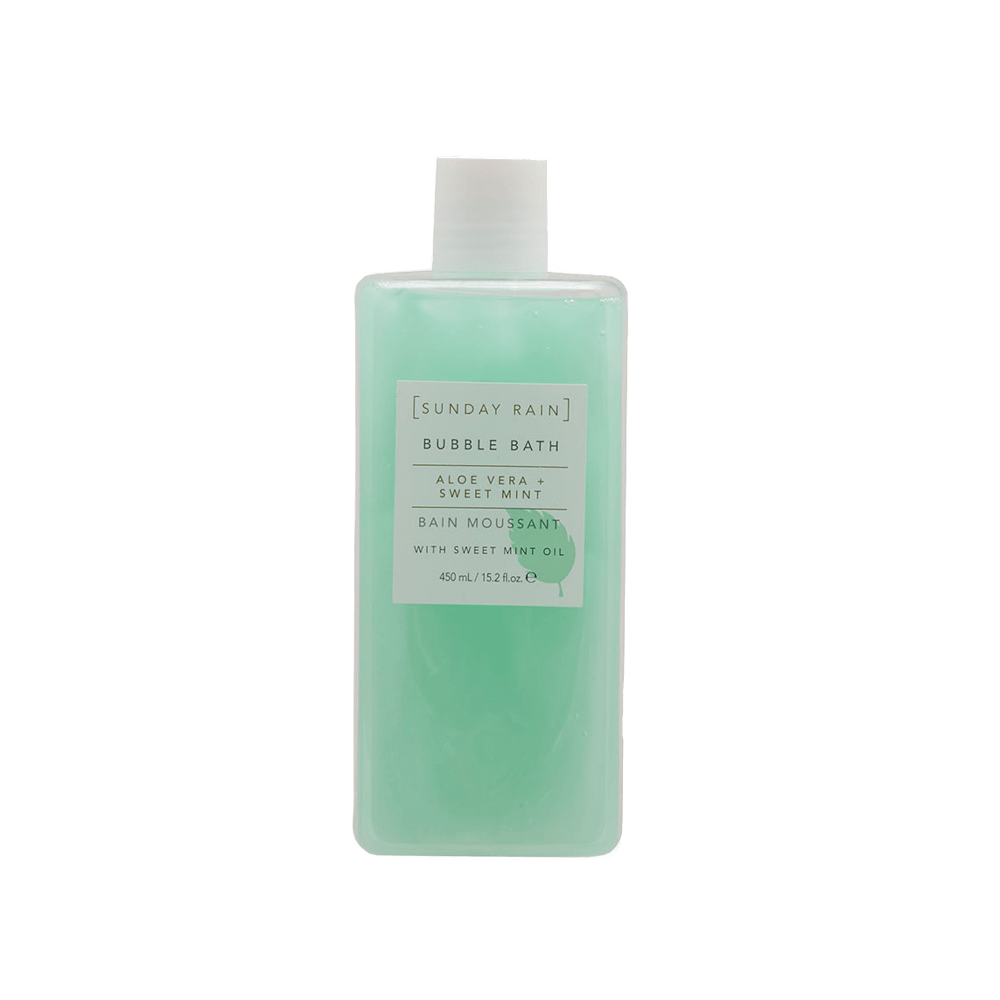 Sunday Rain Aloe & Sweet Mint Bubble Bath 450ml, 450ml - Damparfym