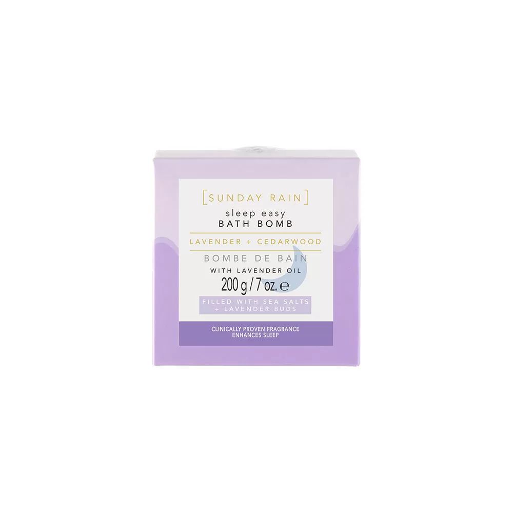 Sunday Rain Sleep Easy Bath Bomb 200g, 200g - Damparfym