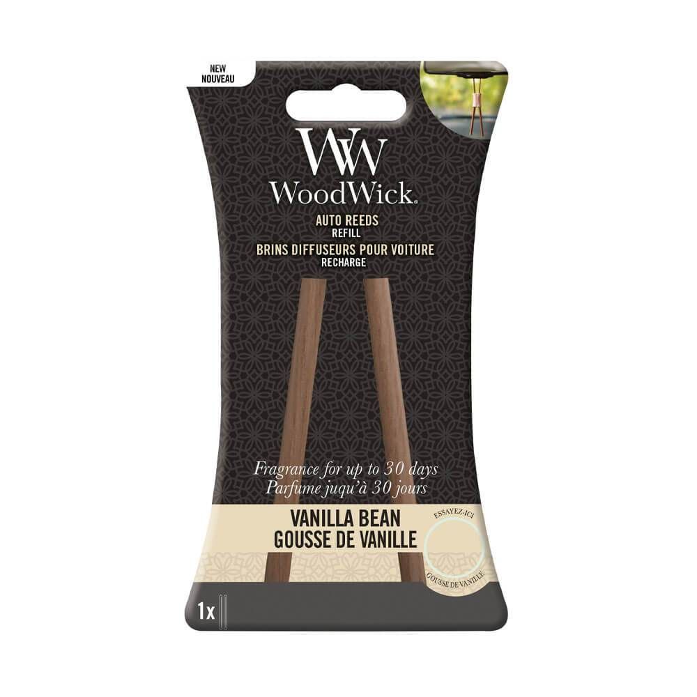 WoodWick Auto Reeds Refil - Vanilla Bean - Damparfym