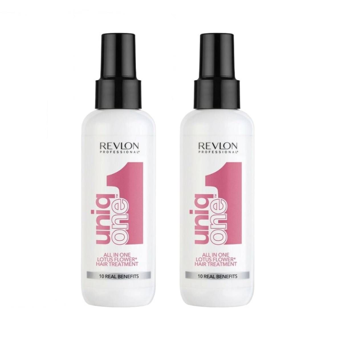 2-Pack Revlon Uniq One Lotus Flower Hair Treatment 150ml, 300ml - Smink
