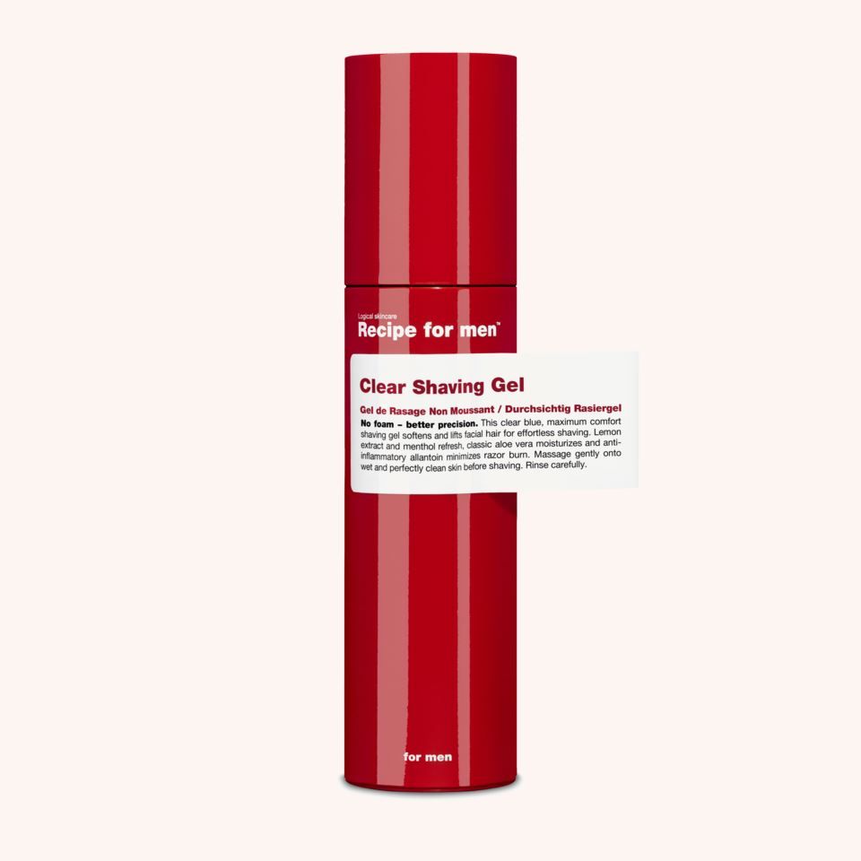 Recipe for men Clear Shaving Gel 100ml, 100ml - Smink