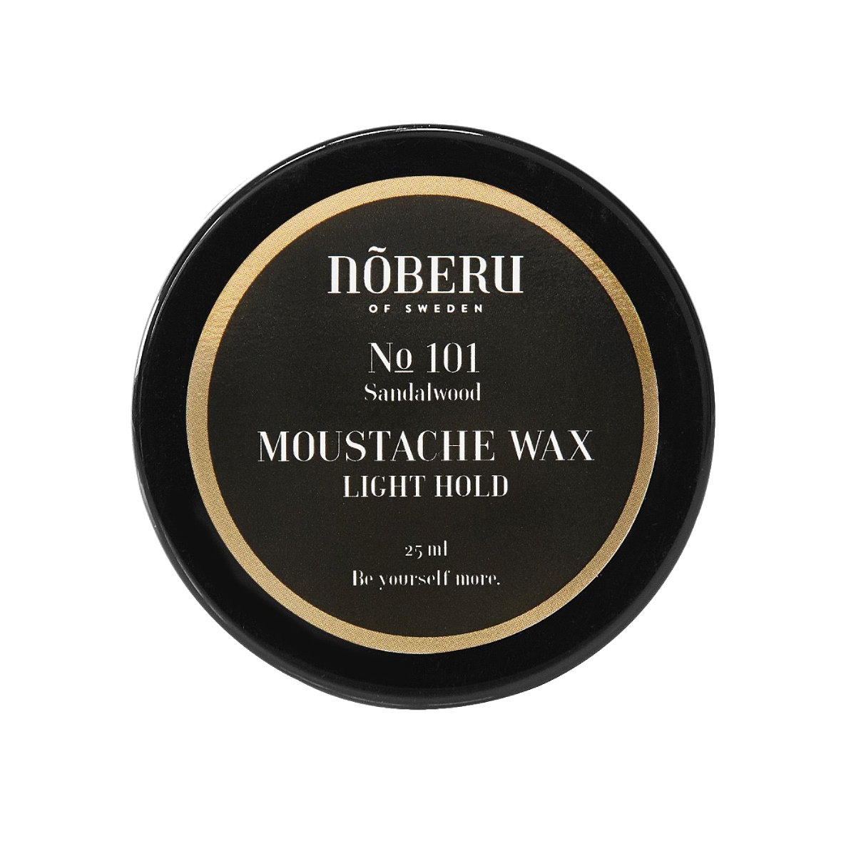 Nõberu Stockholm Moustache Wax Light Hold Sandalwood 25ml, 25ml - Smink