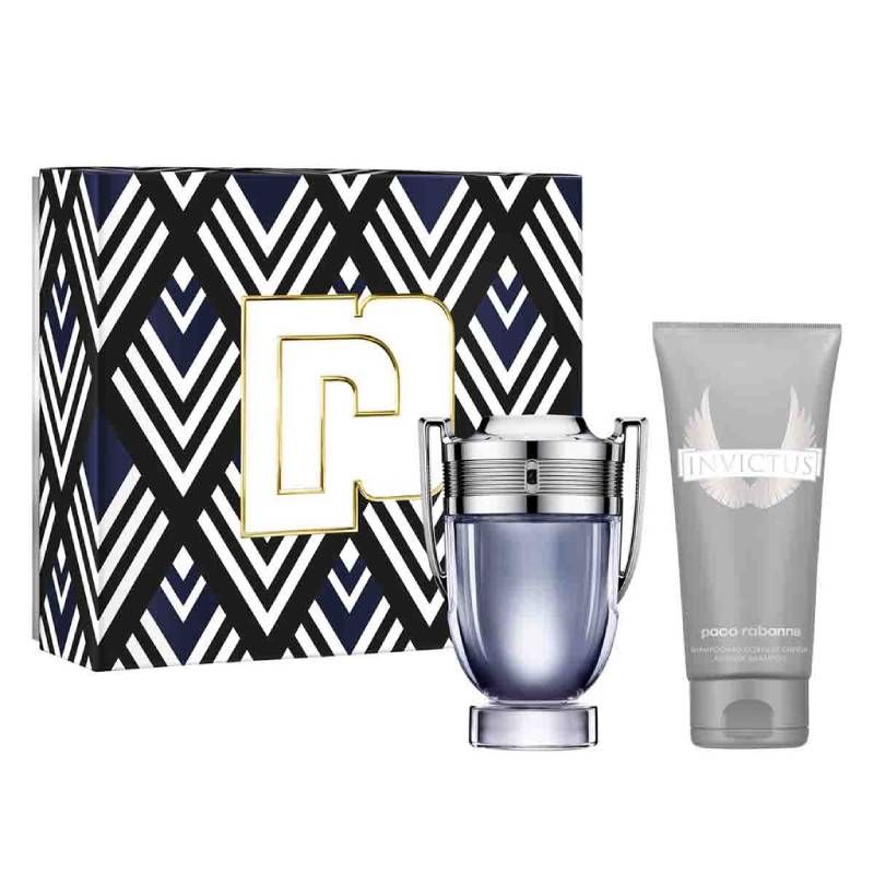 Paco Rabanne Invictus Edt 100ml + All Over Shampoo 100ml Giftset, 200ml - Smink
