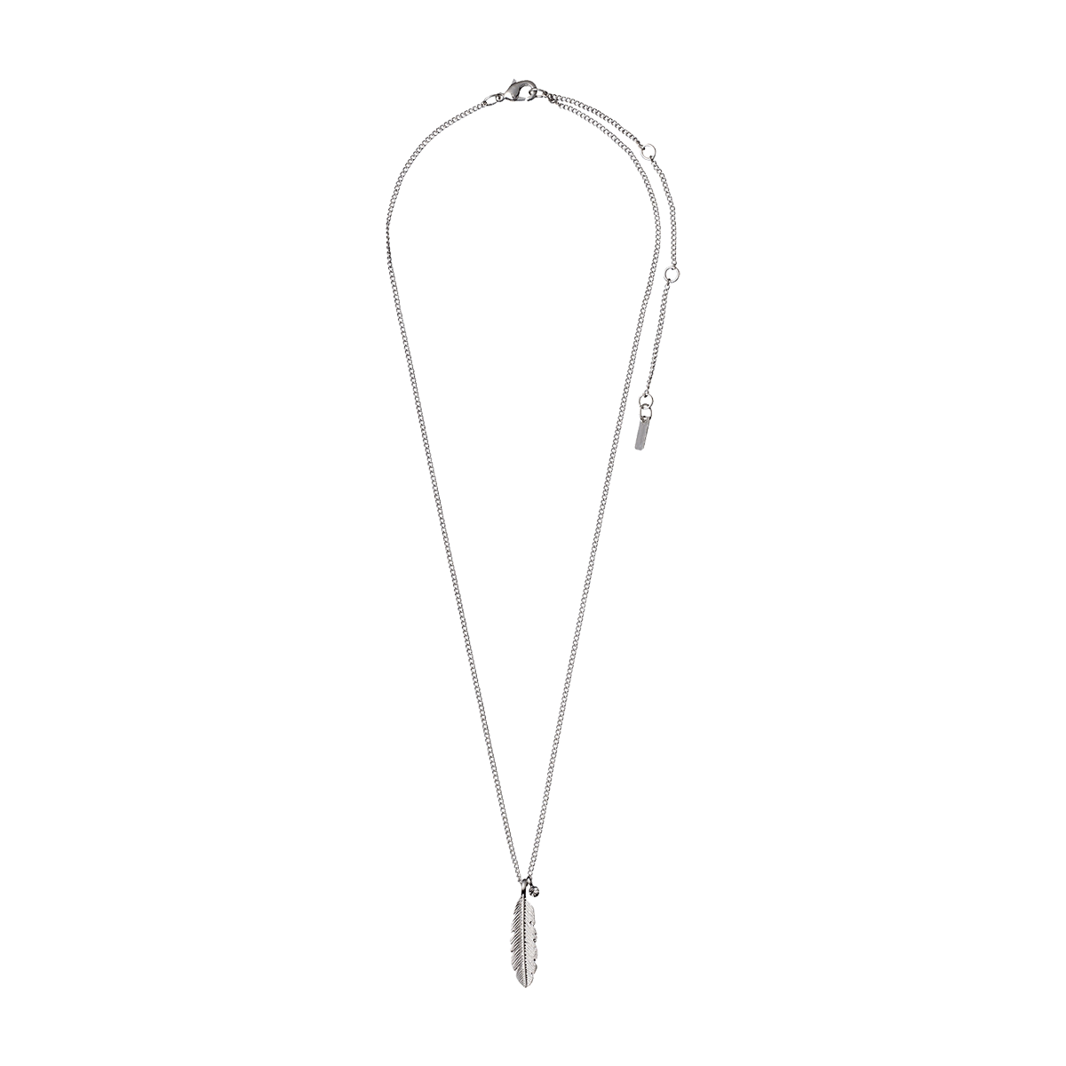 Pilgrim Lauren Necklace Crystal Silver-plated, 1st - Smink