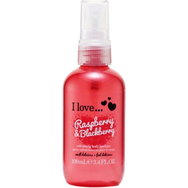 I Love Raspberry & Blackberry Refreshing Body Spritzer 100ml, 100ml - Smink