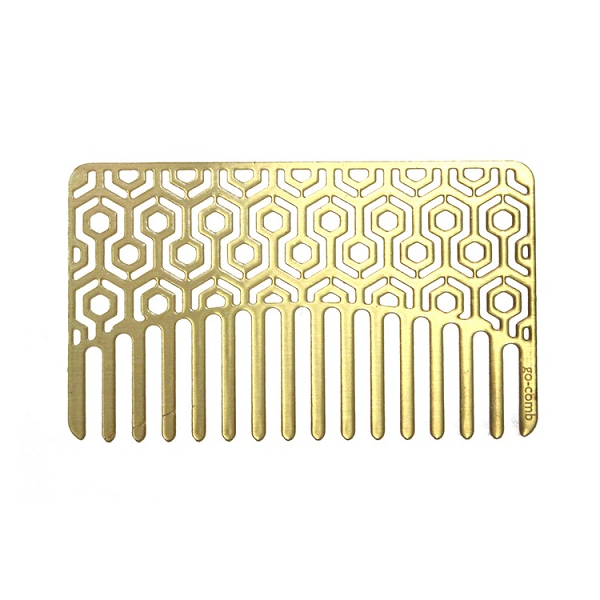 Go Comb, Brass Hexagon