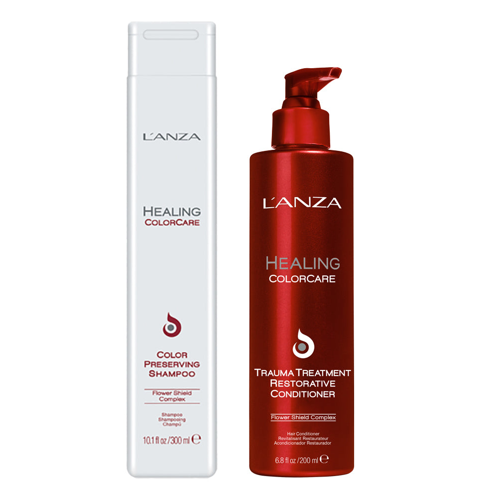 Lanza, Healing Color Shampoo & Trauma Treatment Conditioner Duo