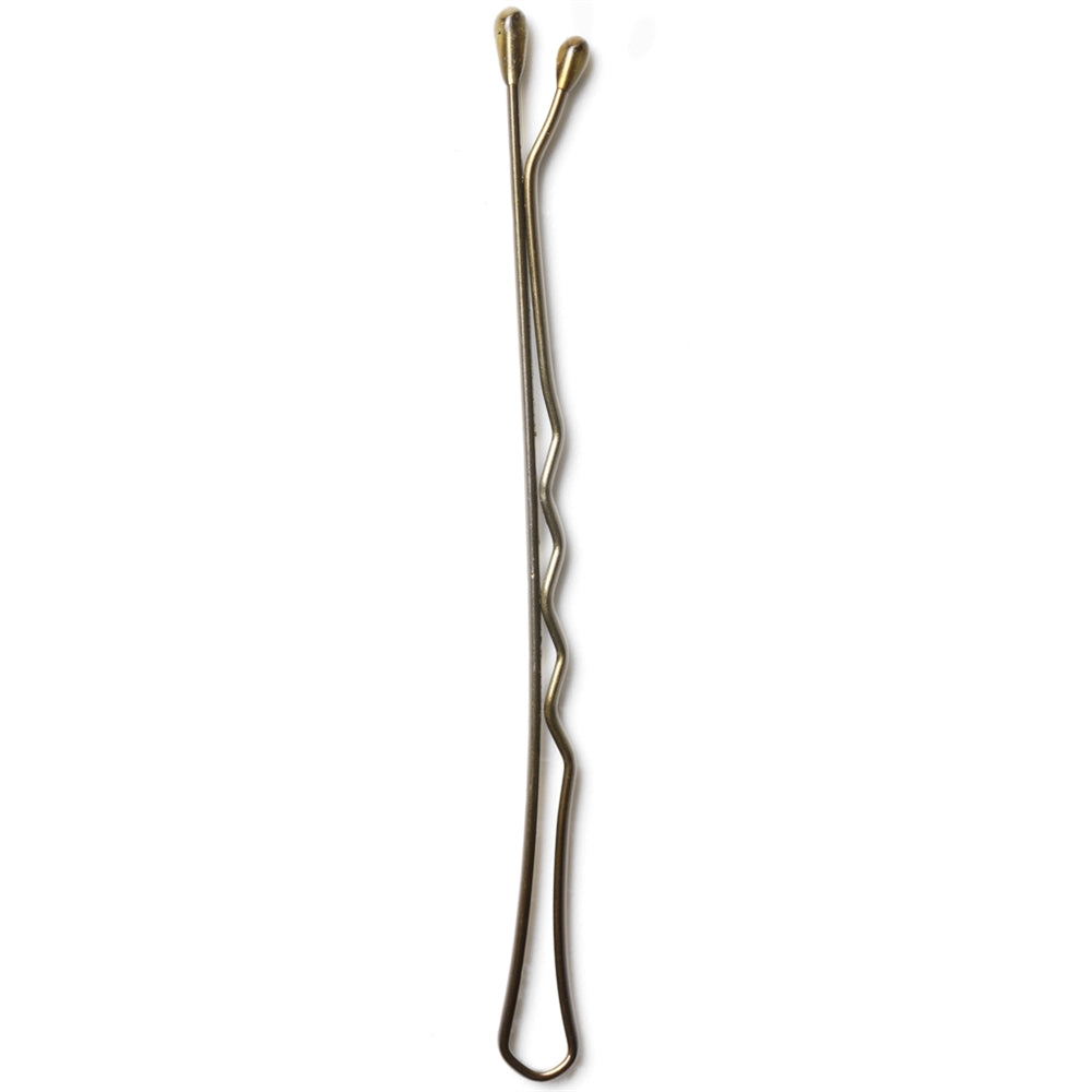 Hair grips, Brown - ca 200pc