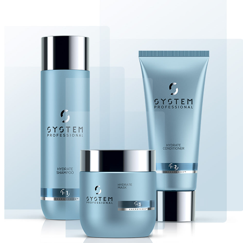 SYSTEM Professional, System Hydrate Shampoo + Conditioner + Mask Trio